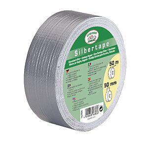 Klauwtape afplaktape zilver