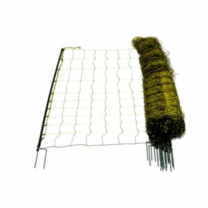 Wolfafweernet 145 cm met dubbele pen 
