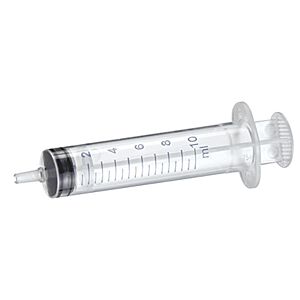 Wegwerpspuit 10 ml luer 3-delig