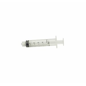 Wegwerpspuit Robins luer lock 5 ml 3-delig