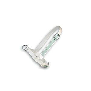 Halster koe nylon met leer verstevigd