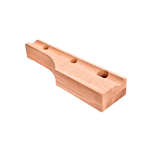 Houten voorpootsteun rechts tbv DHC elektrische klauwverzorgingsbox (20)