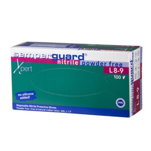 Melkershandschoen Semperguard - nitril - blauw