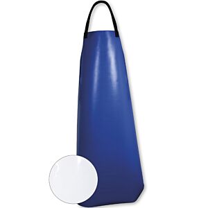 Melkschort blauw PE-gecoat