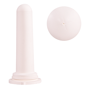 Kalverspeen Hiko 1-Click wit met kruissnede (3 stuks)
