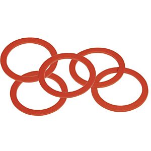 Speenemmer afdichtring Hiko rood 2,5 mm 5 stuks