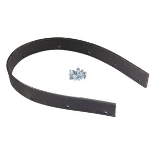 Mestschuif rubber 89 cm Proline halfrond canvas-versterkt