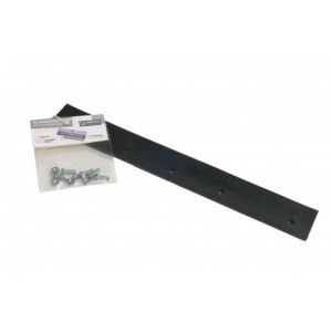 Mestschuif rubber 55 cm canvas-versterkt met RVS bouten/moeren