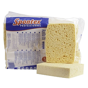 Spons Spontex viscose Azella 09 - geel - (16x12x4cm)