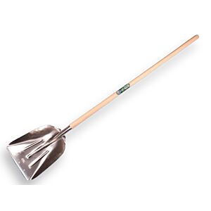 Graanschop Offner aluminium met strip en Atlas knopsteel 130 cm