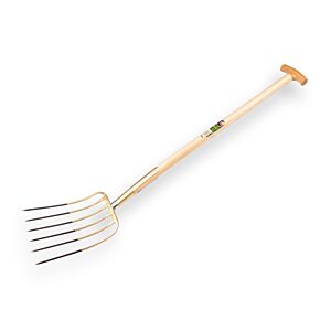 Mestvork Offner 6-tands brons met Atlas steel 90 cm