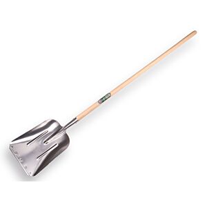 Graanschop Zweeds model gehard alu. met strip - 130 cm steel
