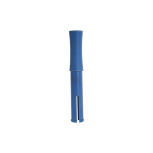 Bundel / wikkelfolie afroller 10 cm blauw plastic