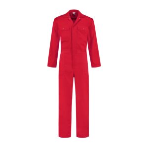 Overall drukknopen Polyester/Katoen - Rood