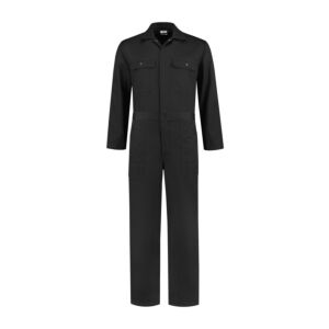 Overall drukknopen Polyester/Katoen - Zwart