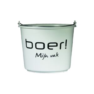 Emmer wit 12 ltr 'Boer! Mijn vak'