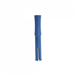 Bundel / wikkelfolie afroller 10 cm blauw plastic
