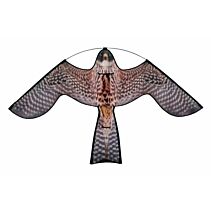 Reserve vlieger vogelverschrikker Hawk Kite met roofvogelprint