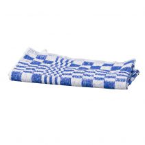 Handdoek blauw/wit