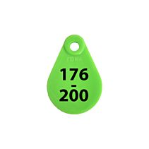 Nekplaatje groen 176-200