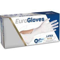 Handschoen Eurogloves latex gepoederd