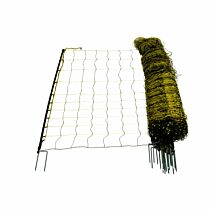 Wolfafweernet 145 cm met dubbele pen 