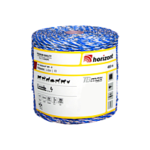 Draad hotSHOCK W9-R wit/blauw - 400 mtr.