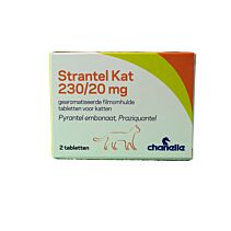 Strantel wormtablet Kat 2-st
