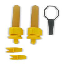 Koppeling Hygi‚àö¬¥ne (geel) Compleet set-2-st