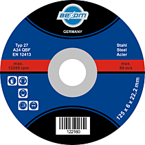 Afbraamschijf BeXom 125x6,0x22,2mm