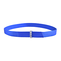 Koehalsband blauw met knelgesp 140cm