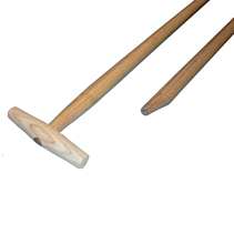 Harksteel 170 x 3,0 cm met klauwhilt en excentrische punt
