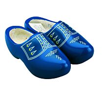 Klomp blauw geverfd