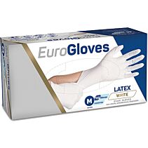 Handschoen Eurogloves latex gepoederd