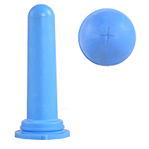 Kalverspeen Hiko 100mm, 1-click anti-bacterieel met kruissnede