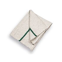 Geweven katoenen dweil met groenstreep – 60x60cm (10 stuks)