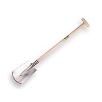 Spade mini, gepolijst met essen steel 75 cm