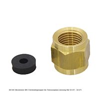 Birchmeier DR 5 Verbindingsnippel tbv Telescooplans Alu.