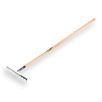 Tuinhark 10 tands verzinkt met steel 150 x 2,8 cm