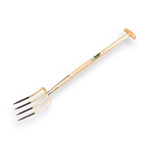 Spitvork Offner 4-tands brons met Atlas steel 90 cm