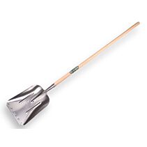 Graanschop Zweeds model gehard alu. met strip - 130 cm steel
