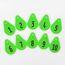 Nekplaatje Groen 1-10