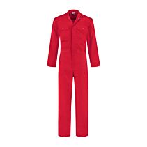 Kinderoverall ritssluiting Polyester/Katoen - Rood